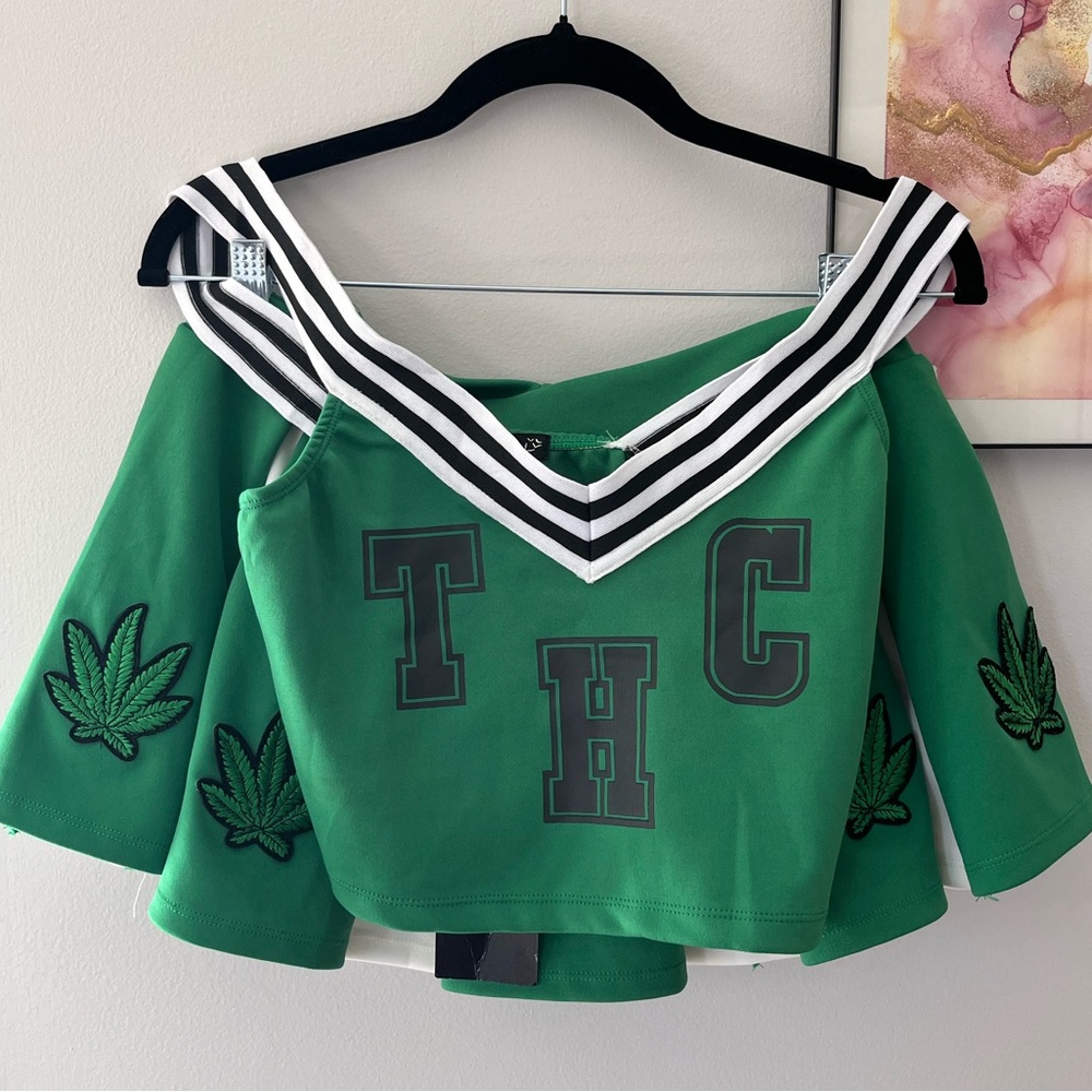 Dolls Kills THC Cheerleader Halloween Costume Set